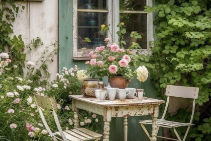 giardino shabby chic